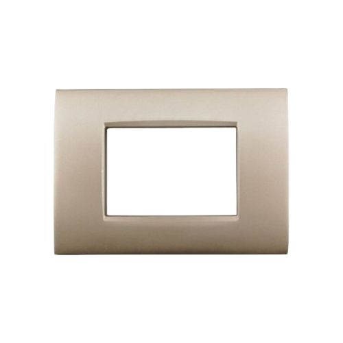 [6970597461505 - Placca 3P metallo AIR champagne] CBM7003-6