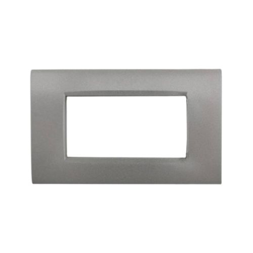 [6970597460171 - Placca 4P metallo AIR grigio chiaro] CBM7004-4