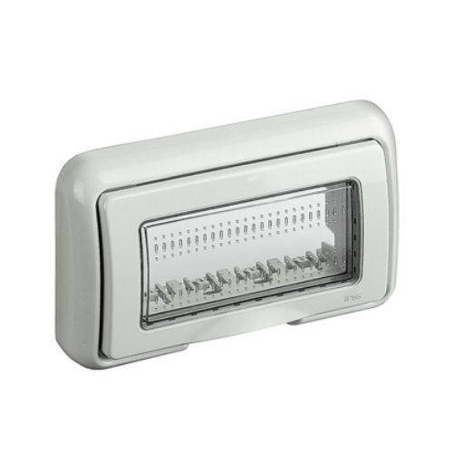 [6970597465756 - Placca idrobox 4P IP55 MTX bianco] S5004B