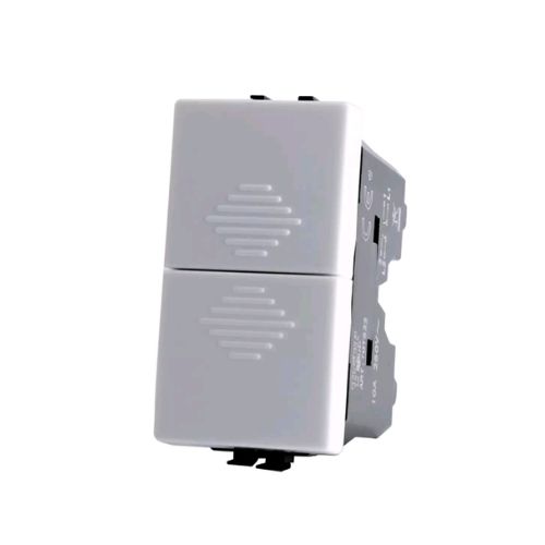 [6970597465626/0793541330865 - Doppio pulsante 10A MTX bianco] 522B
