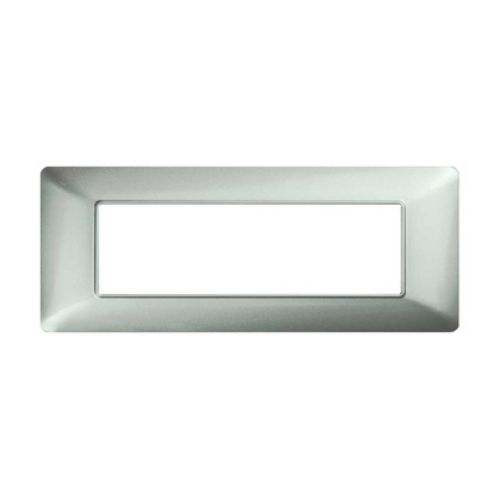 [6970311027574 - Placca 6P tecnopolimero MTX argento] M8007-05