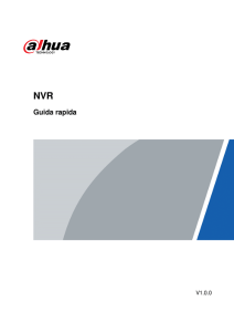 NVR Dahua - Guida rapida