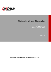 Manuale NVR Dahua