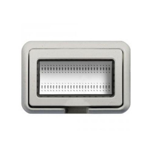 [6970597465640 - Placca idrobox 4P INT-LGT bianco] S8004B