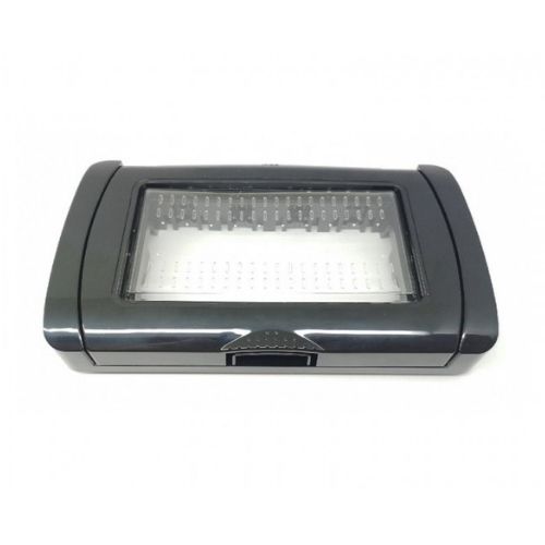 [6970597465213 - Placca idrobox 4P INT-LGT nero] S8004N
