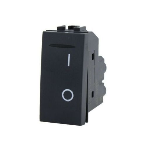 [Interruttore bipolare 01 16A INT-LGT nero] 802N