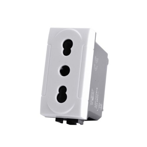 [Presa bivalente 10A/16A INT-LGT bianco] 818B