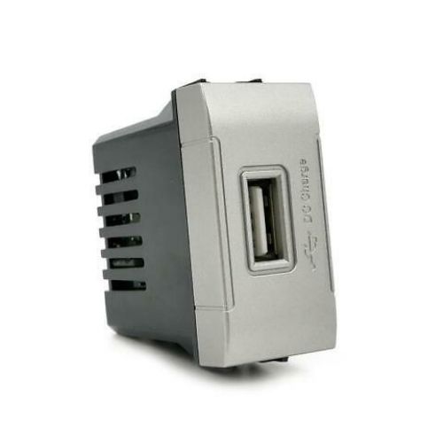 [6970597462878 - Presa USB INT-LGT argento] 829A