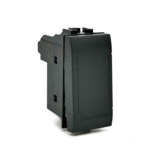 [6970597460119/0793541333613 - Pulsante unipolare 10A INT-LGT nero] 805N