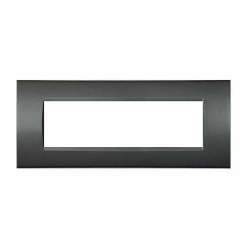 [Placca 7P tecnopolimero INT-LGT grigio scuro] 8007-08