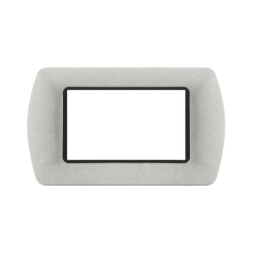 [6970311029981 - Placca 4P metallo INT-LGT platino] 8804-29