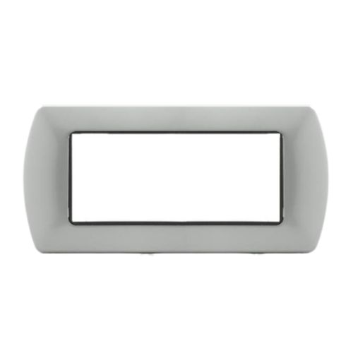 [6970311029660 - Placca 7P metallo INT-LGT grigio chiaro] 8807-07