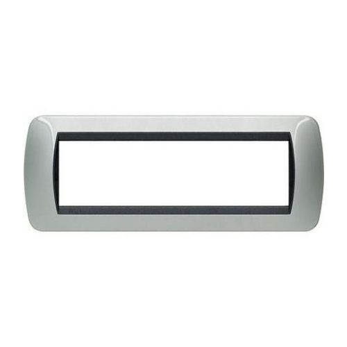 [6970311029721 - Placca 7P metallo INT-LGT grigio metallizzato] 8807-25