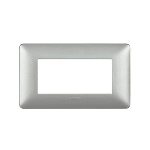 [6970311027376 - Placca 4P tecnopolimero MTX argento] M8004-05