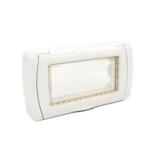[6970597465725 - Placca idrobox 4P IP55 VMR-PLN bianco] S6004B