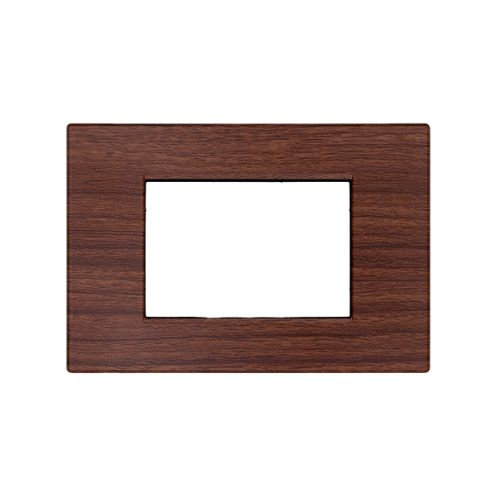 [Placca 3P tecnopolimero spazzolato INT-LGT ciliegio] 8003SL-3