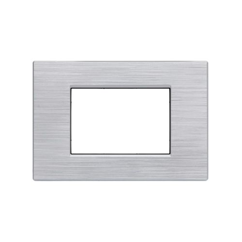 [Placca 3P tecnopolimero spazzolato MTX argento] M5003SL-9
