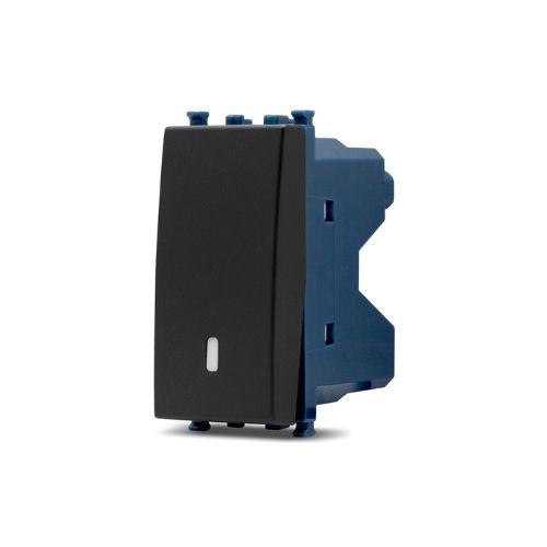 [Interruttore unipolare 16A VMR-ARKE nero] 901N